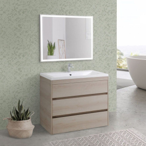 Мебель для ванной Art&Max Family 90, напольная, Pino Bianco Мебель для ванной Art&Max Family 90, напольная, Pino Bianco