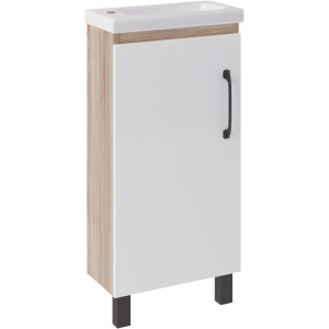 Тумба с раковиной ASB-Mebel Адель 40 белая, дуб сонома Тумба с раковиной ASB-Mebel Адель 40 белая, дуб сонома