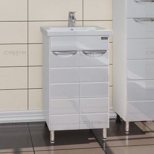 Тумба с раковиной СанТа Родос (Фостер) 50 напольная Тумба с раковиной СанТа Родос (Фостер) 50 напольная