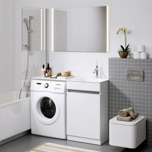 Мебель для ванной Aqwella Forma Forma с бельевой корзиной слева R Мебель для ванной Aqwella Forma Forma с бельевой корзиной слева R