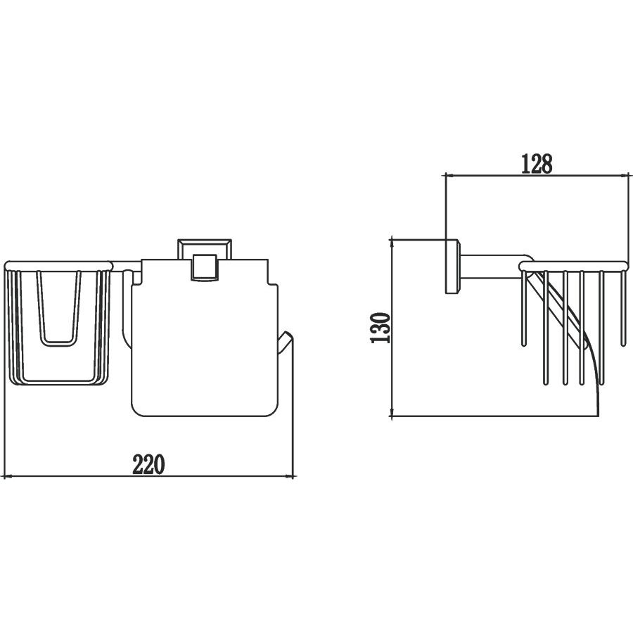 Купить Держатель туалетной бумаги Savol 95 S-R09551 R, с держателем освежителя воздуха в Москве с доставкой Держатель туалетной бумаги Savol 95 S-R09551 R, с держателем освежителя воздуха