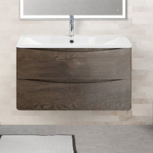 Тумба с раковиной BelBagno Acqua 80 подвесная, robere nature grigio Тумба с раковиной BelBagno Acqua 80 подвесная, robere nature grigio