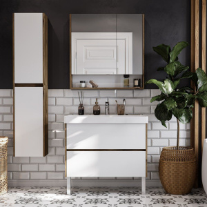 Мебель для ванной AQUATON Сканди 90 дуб рустикальный