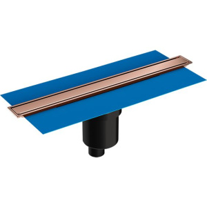 Душевой трап (лоток) VitrA Eco-Flow 60 см, вертикальный сифон, медь