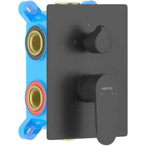 Смеситель для ванны Aquatek Оберон AQ1247MB черный