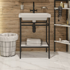 Консоль DIWO Смоленск 60 с раковиной Moduo 60 Консоль DIWO Смоленск 60 с раковиной Moduo 60