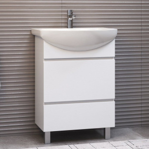 Тумба с раковиной Vigo Wing 60 напольная, 2 ящика