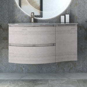 Тумба с раковиной Cezares Vague 104 L rovere sbiancato Тумба с раковиной Cezares Vague 104 L rovere sbiancato