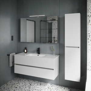 Мебель для ванной Sancos Urban 120 см белый глянец