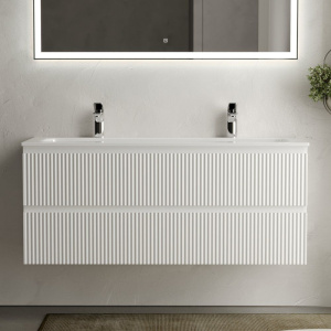 Тумба с раковиной Sancos Snob R 120 см, bianco, раковина CN7016 Тумба с раковиной Sancos Snob R 120 см, bianco, раковина CN7016