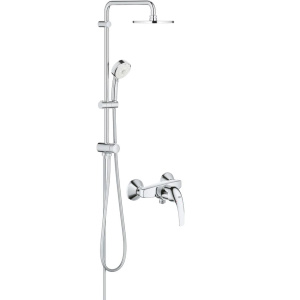 Душевая стойка Grohe BauCurve 27394002 + Смеситель для душа Grohe BauCurve 23631000 Душевая стойка Grohe BauCurve 27394002 + Смеситель для душа Grohe BauCurve 23631000