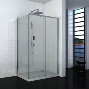 Душевой уголок Ceruttispa Vito 110 R 110х80, профиль хром