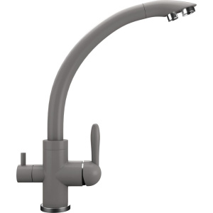 Смеситель для кухни Ulgran Quartz UQ-017 асфальт