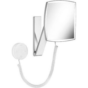 Косметическое зеркало Keuco iLook Move 17613 019000 с подсветкой, телескопическое, поворотное, хром