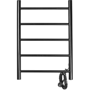 Полотенцесушитель электрический Domoterm Аврора DMT 109-5 50x71, черный, R Полотенцесушитель электрический Domoterm Аврора DMT 109-5 50x71, черный, R