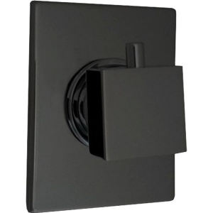 Переключатель потоков Paini Grazia 21PZ471 на три потребителя, С ВНУТРЕННЕЙ ЧАСТЬЮ, черный