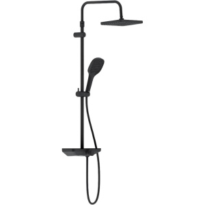 Душевая стойка Damixa Merkur 940730300 черная матовая