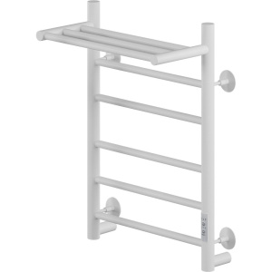 Полотенцесушитель электрический Ника Way 2, 60/40, с полкой, матовый белый RAL9016