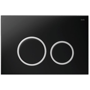 Кнопка смыва IDDIS Unifix UNI03BCi77 003, черная/хром