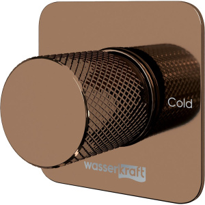 Смеситель для душа Wasserkraft Paar 8851 С ВНУТРЕННЕЙ ЧАСТЬЮ, розовое золото PVD