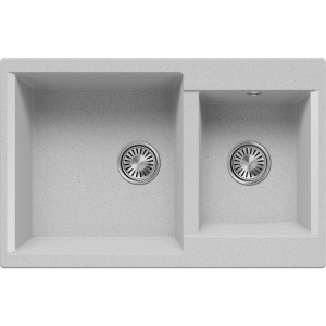 Мойка кухонная Polygran Brig 772, светло-серая