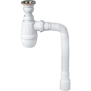 Сифон для раковины Wirquin Минор 30718050, с выпуском 1 1/4 х 40 мм Сифон для раковины Wirquin Минор 30718050, с выпуском 1 1/4 х 40 мм