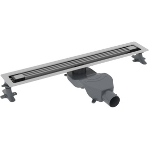 Душевой трап (лоток) Boheme B&T Infinity 80 см, хром