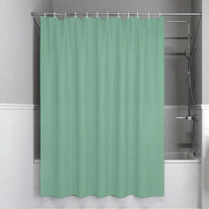 Штора для ванной IDDIS Base BL05P24i11 240х200, зеленая