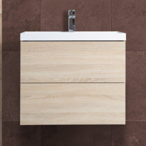 Тумба с раковиной Art&Max Verona-Push 70 дуб сонома светлый