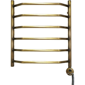 Полотенцесушитель электрический Domoterm Лаура П6 50x60, античная бронза, R