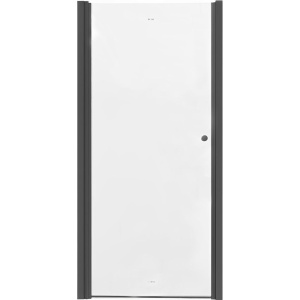 Душевая дверь в нишу Parly DE80B 80x185, профиль черный, стекло прозрачное