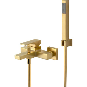 Смеситель для ванны с душем Remer Absolute AU02BG золотой брашированный