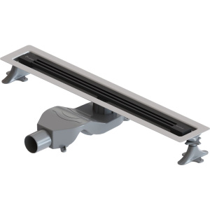 Душевой трап (лоток) Boheme B&T Infinity 60 см, черный