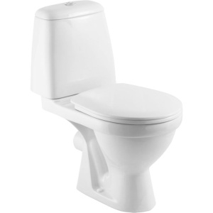 Унитаз-компакт Rosa Премьер Люкс белый, с микролифтом Унитаз-компакт Rosa Премьер Люкс белый, с микролифтом