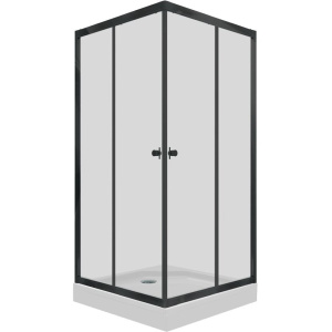 Душевой уголок Triton Вента Блэк Щ0000057853 80х80 см с поддоном