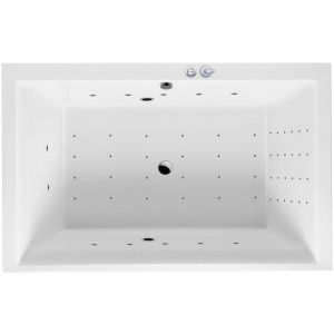 Акриловая ванна Excellent Crown Lux Crown Lux WAEX.CRO19.NANO 190x120 см, с гидромассажем, со сливом-переливом, для двоих 190x120