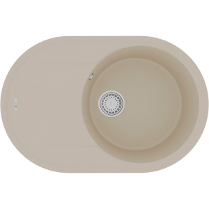 Мойка кухонная Lemark Lacha 760 9910056 бежевая