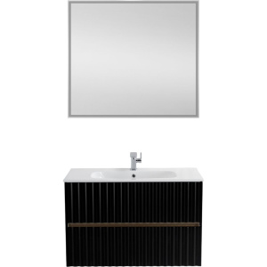 Мебель для ванной Art&Max Elegant 90 черная Мебель для ванной Art&Max Elegant 90 черная