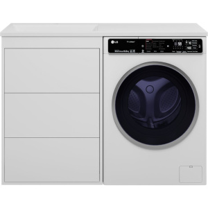 Тумба с раковиной Brevita Grafit 60 L, под стиральную машину, раковина Гавана Тумба с раковиной Brevita Grafit 60 L, под стиральную машину, раковина Гавана