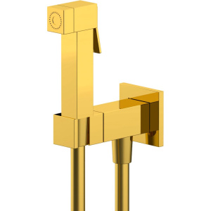 Гигиенический душ Remer Absolute Q64DO золотой глянцевый, С ВНУТРЕННЕЙ ЧАСТЬЮ