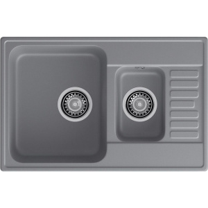 Мойка кухонная GranFest Quarz 21К темно-серая