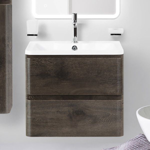 Тумба с раковиной BelBagno Albano 70 подвесная, rovere nature grigio Тумба с раковиной BelBagno Albano 70 подвесная, rovere nature grigio