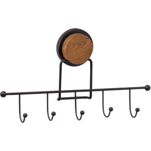 Крючок Fixsen Magic Wood FX-46005-5 5 крючков, черный