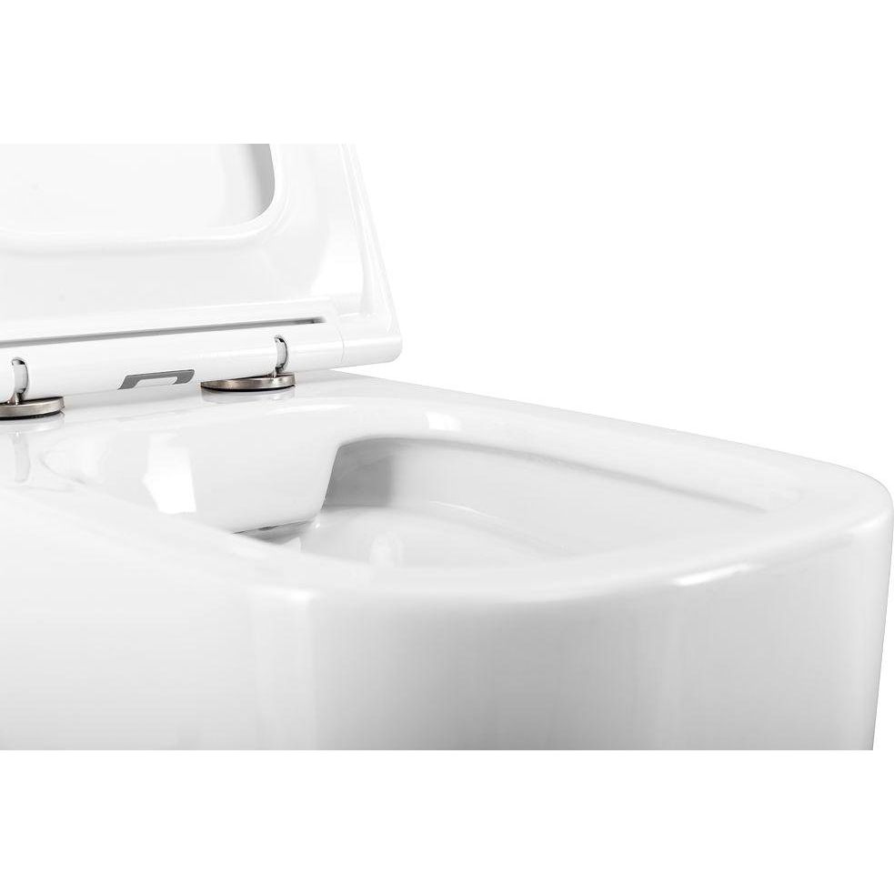 Купить Унитаз подвесной Art&Max Monza AM232CHR/SC с микролифтом, белый в Москве с доставкой Унитаз подвесной Art&Max Monza AM232CHR/SC с микролифтом, белый