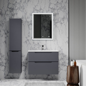 Мебель для ванной Raval Wector 80, подвесная, антрацит