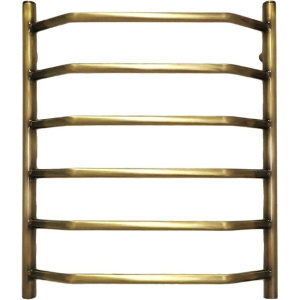 Полотенцесушитель водяной Domoterm Лаура П6 50x80, античная бронза