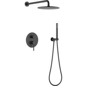 Душевой комплект Timo Saona SX-2369/03SM С ВНУТРЕННЕЙ ЧАСТЬЮ, черный