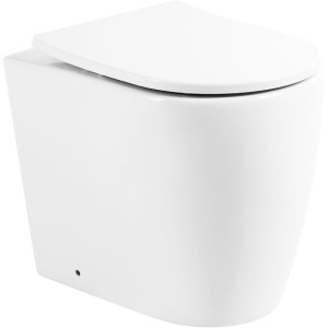 Унитаз приставной BelBagno Marino BB105CBR безободковый, крышка BB2031SC с микролифтом Унитаз приставной BelBagno Marino BB105CBR безободковый, крышка BB2031SC с микролифтом