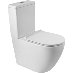 Унитаз-компакт BelBagno Sfera-r BB2141CPR безободковый, крышка BB901SC с микролифтом, бачок BB2141T