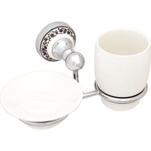 Стакан Fixsen Bogema FX-78506+08 с мыльницей